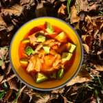 Soupe d&rsquo;automne au poulet fumé 0012