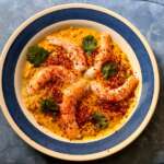 Soupe de crevettes et pâtes au lait de coco 0014