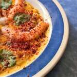 Soupe de crevettes et pâtes au lait de coco