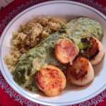 Coquilles Saint-Jacques aux poireaux
