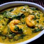 Curry rapide crevettes épinards 0006