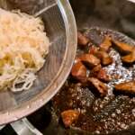 Pâtes sautées au foie sauce teriyaki 0006
