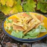 Poule sauce cheddar aux craquers 0
