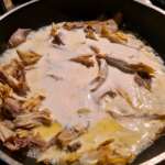 Poule sauce cheddar aux craquers 0005