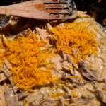 Poule sauce cheddar aux craquers 0008