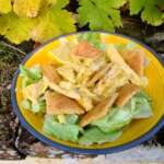 Poule sauce cheddar aux craquers 10