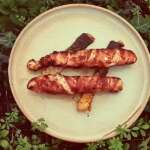 Saumon en croûte de lard