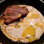 Steak sauce moutarde et comté 0004