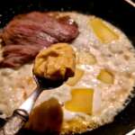 Steak sauce moutarde et comté 0005