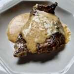 Steak sauce moutarde et comté