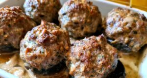 Champignons farcis aux viandes