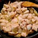 Chaudrée de poulet aux épinards, coco et arachide 0002