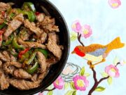 Boeuf sauté aux poivrons et piment à la thaï