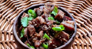 Porc au caramel sans sucre
