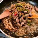 Nouilles de konjac sautées à l&rsquo;asiatique 0013