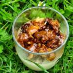Panna cotta vanille caramel et crumble