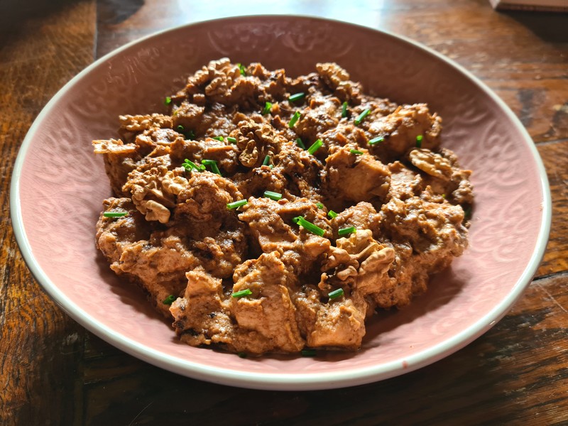 recettes géorgiennes poulet satsivi poulet aux noix