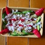 Salade d&rsquo;asperges fraises avocat et feta 0002
