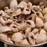 Porc aux champignons à la crème 0007