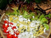 Omelette oseille et fromage