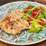 Poulet mariné au lait de coco et grillé 0
