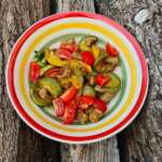 Saucisses sautées aux courgettes 0007
