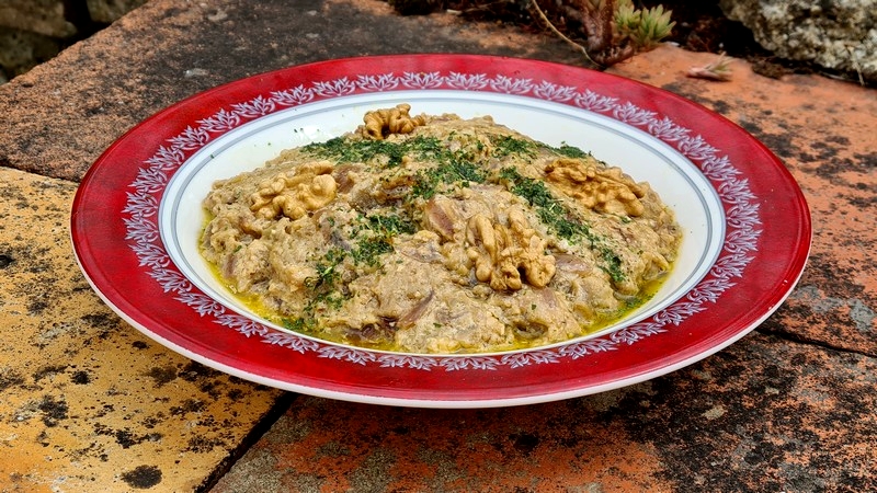 recettes afghanes banjan borani caviar d'aubergine 