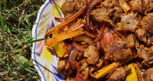 Gésiers à la citronnelle (Tchad)