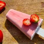 Glace aux yaourt de brebis et fraises 0
