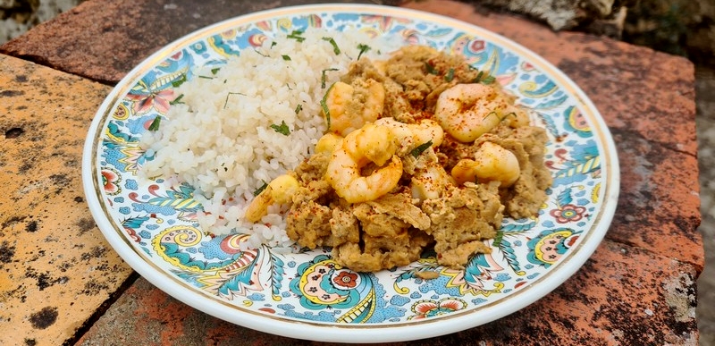 recettes singapouriennes oeufs et crevettes à la singapourienne