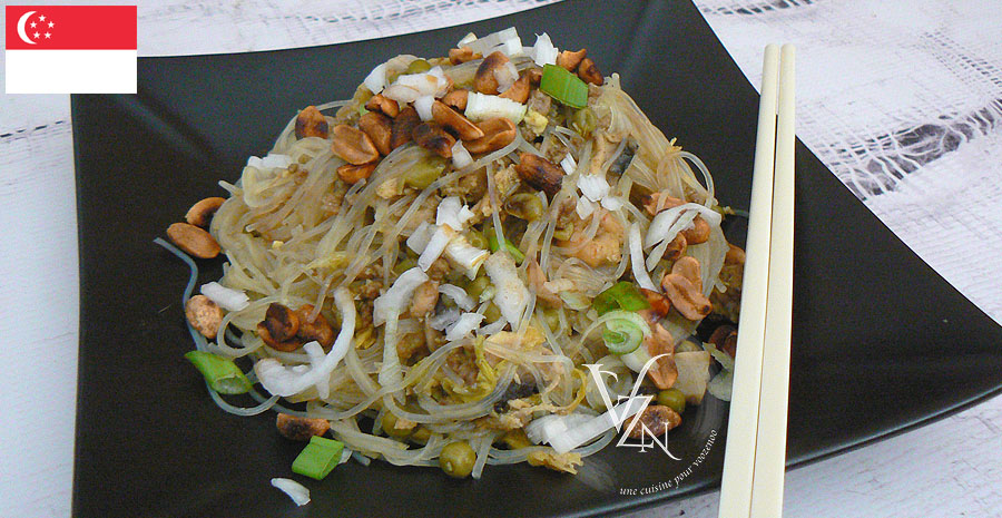 recettes singapouriennes nouilles Singapour