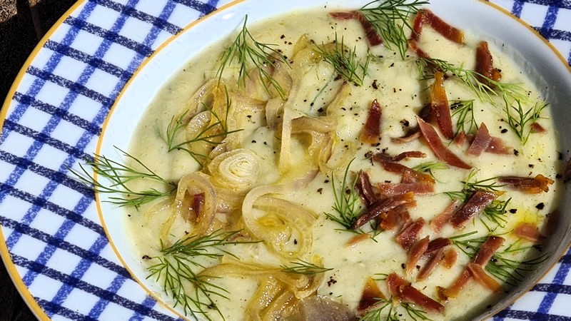recettes équatoriennes velouté de céleri à l'aneth