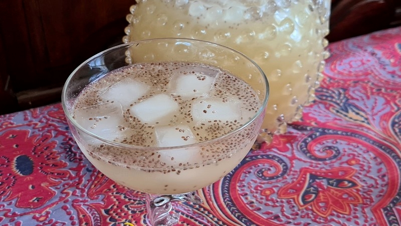 recettes boliviennes refresco boisson au citron vert et graines de chia