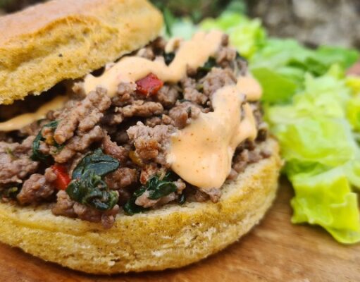 Burger du Botswana – Vetkoek