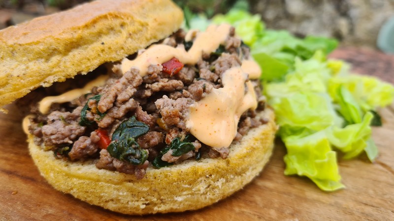 recettes botswanaises burger du Botswana