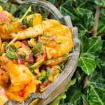 Ceviche de crevettes hondurien