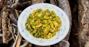 Poulet aux légumes ouzbek à la crème de persil