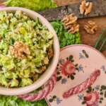 Salade aux chou et noix