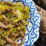 Boeuf aux poivron et oignon 0
