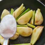 Fenouils et oignon caramélisés sur crème de feta0004