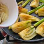 Fenouils et oignon caramélisés sur crème de feta0006