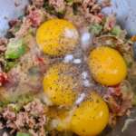 Omelettes au thon et légumes 0008