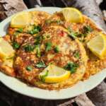 Omelettes au thon et légumes