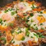 Poêlée d&rsquo;agneau aux oeufs 0009