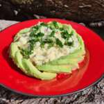 Salade d&rsquo;avocat au poisson mayo