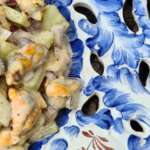 Salade de moules au lait de coco 0