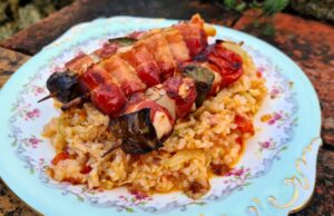 Brochettes de poulet lardé (Bosnie-Herzégovine)