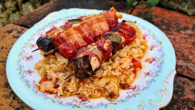 recettes bosniennes brochettes de poulet lardé
