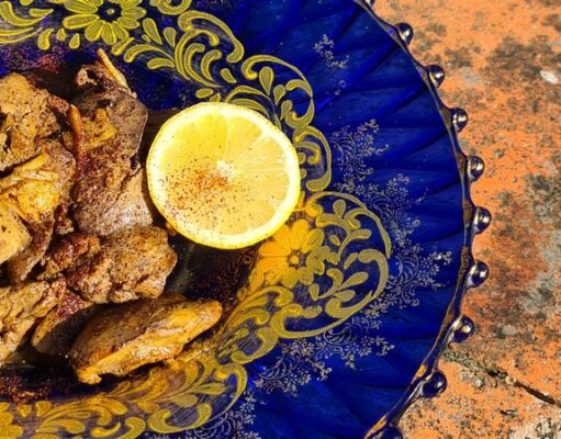 Foies de volaille à l’ail et au citron (Liban)