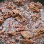 Foies de volaille à la bourguignonne 0011